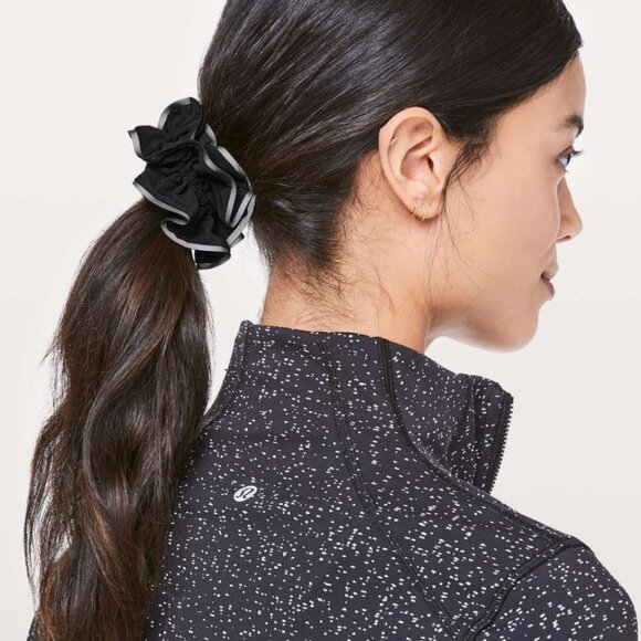 *Lululemon* Light Locks Scrunchie Skinny x 4 (Brown, Black, Purple, Green). - Picture 9 of 9